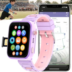 Custom ODM OEM Smart Watch with Sim Card for Kids 4g Video Call WIFI GPS LBS Position HD Camera Video