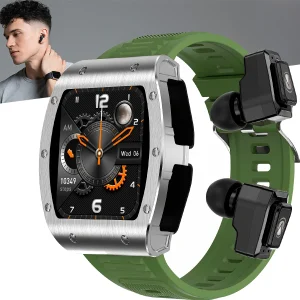 2025 New 2 in 1 TWS Smart Watch Wireless Earphone Waterproof Blood Oxygen Men Sports Smartwatch with Earbuds Dropshipping